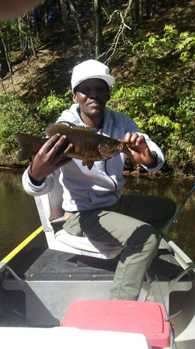 Caught on a Silent River Smallmouth tour